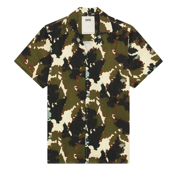 Foliago Cuba Linen Shirt in Multi OAS - Picture 3 of 8